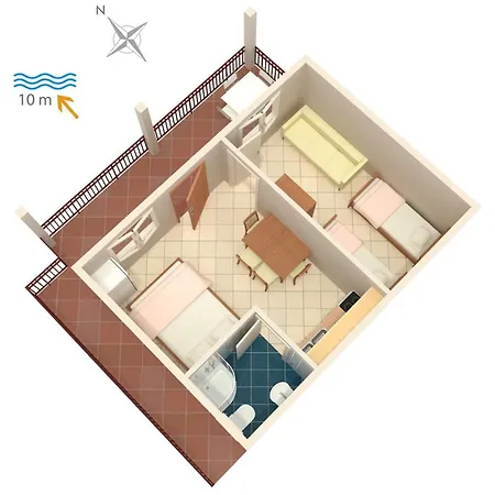 By The Sea Bilo, Primosten - 4189 *