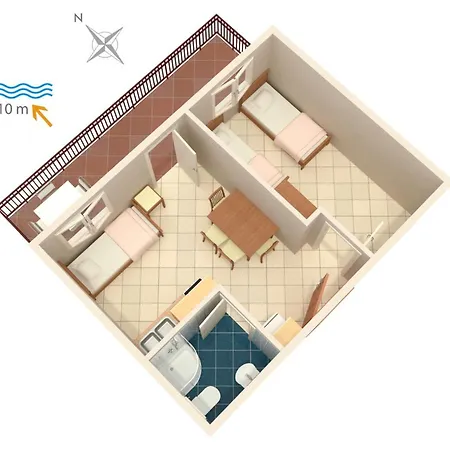 By The Sea Bilo, Primosten - 4189 Apartman